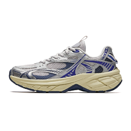 Кроссовки Anta Low-Top Casual Running Shoes, женские, серо-серебристые 922445502-3 | light beige white/lotus gray