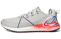 Кроссовки для гольфа Solarthon унисекс с низким верхом серо-красные Adidas gw3445