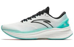 Anta Cushioning, Износостойкие низкие кроссовки для бега мужские белый голубой черный, Papyrus White/Clearwater Blue/Basic Black 112415582-1 | papyrus white/clearwater blue/basic black