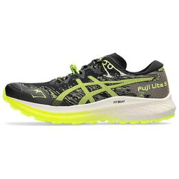 Кроссовки для бега FUJI LITE 5 мужские с низким верхом, черные/желтые Asics 1011b889-001 | black/safety yellow
