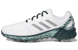 Кроссовки для гольфа ZG21 мужские с низким верхом, белые/зеленые Adidas hp9344