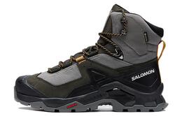 Мужские серые кроссовки для пешего туризма Quest Element High-Top Salomon, Gray 471573 | gray