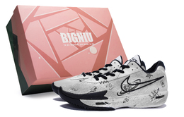 Nike Баскетбольные кроссовки Air Zoom GT Cut Academy унисекс с низким верхом, черные/белые fb2598-100(team80-心动环绕灰s-box) | gray white black