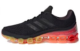 Кроссовки Microbounce для бега унисекс с низким верхом, черные/красные Adidas fx7699