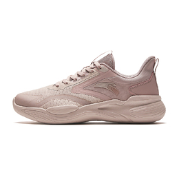 Кроссовки Anta Cushioning с низким верхом, износостойкие, женские, серо-розовые 922417778-3 | gray pink