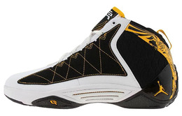 Кроссовки Jordan CP3.II White Sunstone Black, белый/желтый 342944-172 | white/yellow