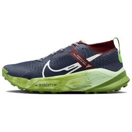 Nike Кроссовки ZoomX Zegama Thunder Blue Chlorophyll Dark Team Red Summit White dh0623-403 | blue green