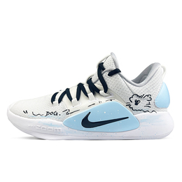 Баскетбольные кроссовки Hyperdunk X мужские с низким верхом, синие/черные Nike ar0465-100(team76-线条白狗) | white