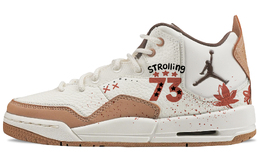 Баскетбольные кроссовки Courtside 23 Basketball Shoes Women's Low-Top Red Jordan, белый fq6861-121(team41-枫叶漫步) | white