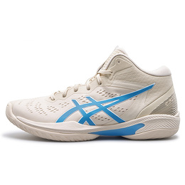 Asics Баскетбольные кроссовки GELHOOP V16 Breathable Support с высоким голенищем, унисекс, бежево-синие 1063a090-250 | beige blue