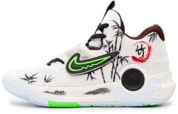 Баскетбольные кроссовки KD Trey 5 X Basketball Shoes Men Mid-Top White/Black Nike dj7554-014（team241-临意竹） | black/white