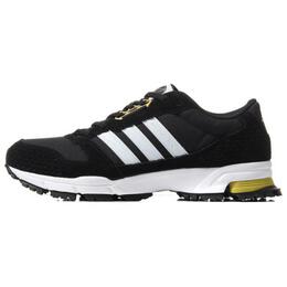 Кроссовки Marathon 10 для бега мужские с низким верхом черного цвета Adidas bw0620 | black
