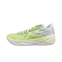 Баскетбольные кроссовки All-Pro Nitro Basketball Shoes Men Low-Top Green/Gray/White Puma 311745-01 | neon green