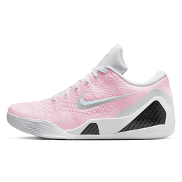 Баскетбольные кроссовки Kobe 9 Basketball Shoes Unisex Low-Top Pink/Black Nike fz7334-100(team478-稀释血液) | pink/white