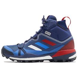 Кроссовки треккинговые Terrex Skychaser LT Mid Kith Tricolor Adidas, синий/белый/красный gv9809 | blue/white/red