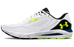 Кроссовки HOVR Sonic 5 мужские низкие белые/зеленые Under Armour 3024898-100