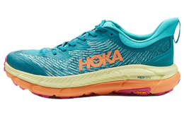 Кроссовки Mafate Speed 4 мужские с низким верхом бирюзового цвета Hoka One One 1129930-dlcr | blue