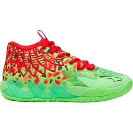 Баскетбольные кроссовки MB.01 Thermal Puma, цвет Fluro Green Pes-Puma Red 217178001 | fluro green pes-puma red