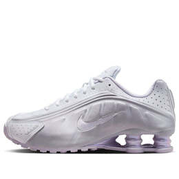 Кроссовки Shox R4 Nike, белый hf5076-100 | white/silver/purple
