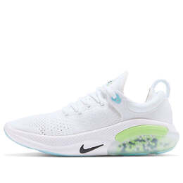 Кроссовки joyride run flyknit Nike, белый aq2731-104 | white/blue/yellow