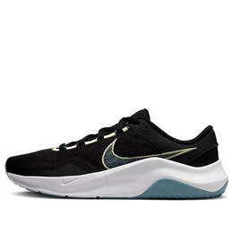 Кроссовки legend essential 3 next nature Nike, черный dm1119-006 | black/lemon chiffon/white/noise aqua