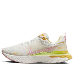 Кроссовки бесконечность реагировать 3 Nike, белый fd4619-111 | white/sail-sail-solar flare-med soft pink-lt lemon twist