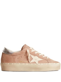 Golden Goose Hi-Star star-patch flatform sneakers, розовый gwf00118f005857 | розовый