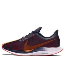 Кроссовки зум пегас турбо Nike, синий aj4115-486 | blackened blue/orange peel-flash crimson