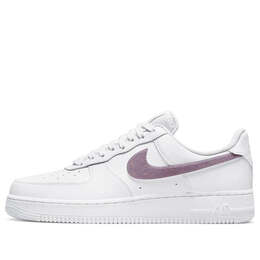 Кроссовки женские Nike Air force 1 кожаные с логотипом, белый dh4407-102 | white/purple