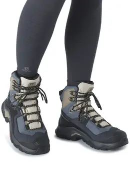 Кроссовки Salomon "QUEST ELEMENT Gore-Tex W", водонепроницаемые, зеленый 7501373679 | olivgrün-grau