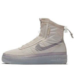 Кроссовки air force 1 high shell Nike, белый bq6096-002 | creamwhite/gray