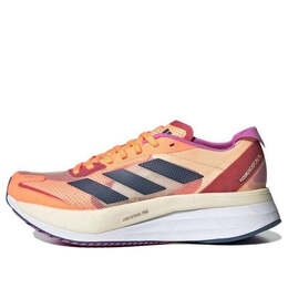 Кроссовки adizero boston 11 Adidas, оранжевый gx6654 | orange/blue/red