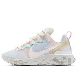 Кроссовки react element 55 голубые розовые Nike, синий db5926-011 | blue/pink