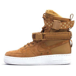Кроссовки sf air force 1 высокие Nike, белый 857872-203 | muted bronze-white