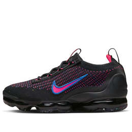 Кроссовки air vapormax flyknit Nike, черный dx2355-001 | black/hyper pink/racer blue