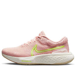 Кроссовки zoomx invincible run flyknit 2 Nike, розовый dc9993-600 | pink/green