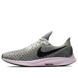 Кроссовки air zoom pegasus 35 Nike, серый 942855-011 | vast grey/black-pink foam -lime blast
