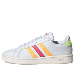 Кроссовки neo grand court Adidas, белый eg8146 | white/pink/orange/green