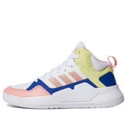 Кроссовки neo play9tis 2.0 Adidas, белый fw5844 | white/pink/blue/light yellow