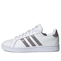 Кроссовки гранд корт Adidas, серый fy8931 | dove grey / bright yellow / champagne met.