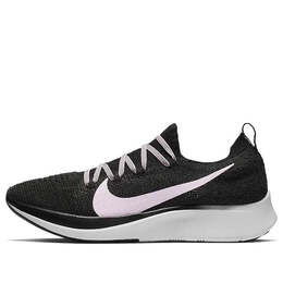 Кроссовки zoom fly flyknit Nike, черный ar4562-001 | black/pink foam -vast grey