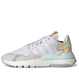 Кроссовки оригинальные nite jogger Adidas, белый h01728 | white/gray/purple