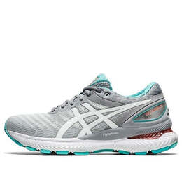 Кроссовки гель нимбус 22 ширина Asics, серый 1012a586-020 | gray/white