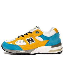 Кроссовки sneakersnstuff x 991 сделано в англии New Balance, синий w991ef | blue/yellow