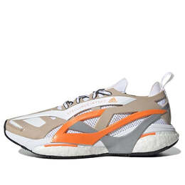 Кроссовки stella mccartney x solarglide Adidas, белый gy6097 | white/orange