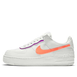 Кроссовки air force 1 shadow Nike, белый dh3859-100 | white/orange/pink