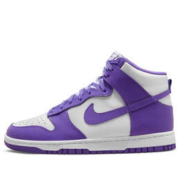 Кроссовки данк высокие Nike, белый dd1869-112 | white/psychic purple