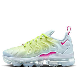 Кроссовки air vapormax plus Nike, синий fq8882-423 | blue tint/light lemon twist/metallic silver/fireberry