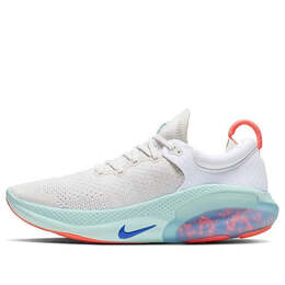 Кроссовки joyride run flyknit Nike, белый aq2731-100 | white/green/blue