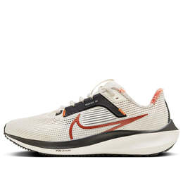 Кроссовки air zoom pegasus 40 премиум Nike, белый fn3477-100 | light ivory/black/orange